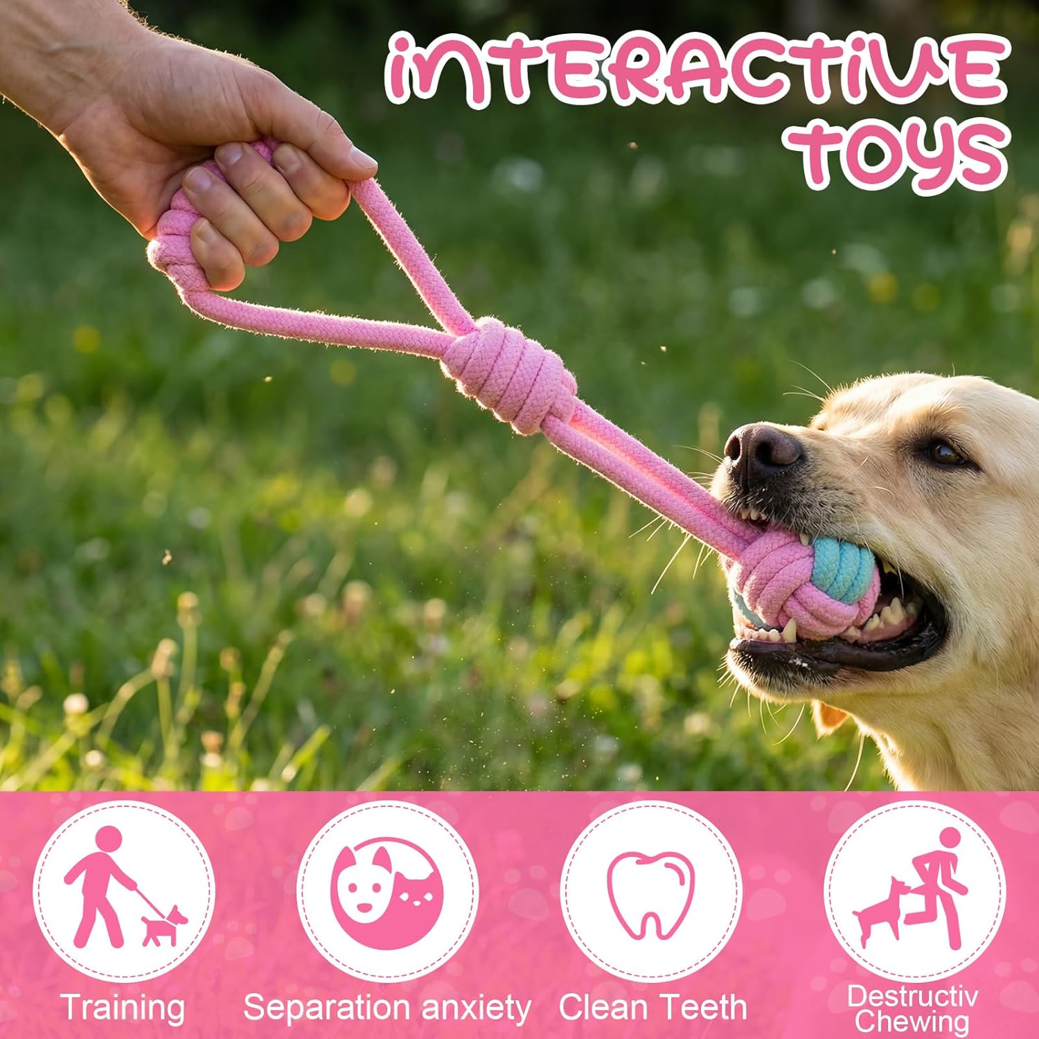 14 Pcs Puppy Toys for Teething Dog Chew Toys for Small Dogs Soft Interactive Squeaky Plush Balls Doggy Teeth Tug of