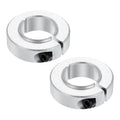 MECCANIXITY 2 Pack Shaft Collar 1" Bore Axle Collars Locking Ring Silver