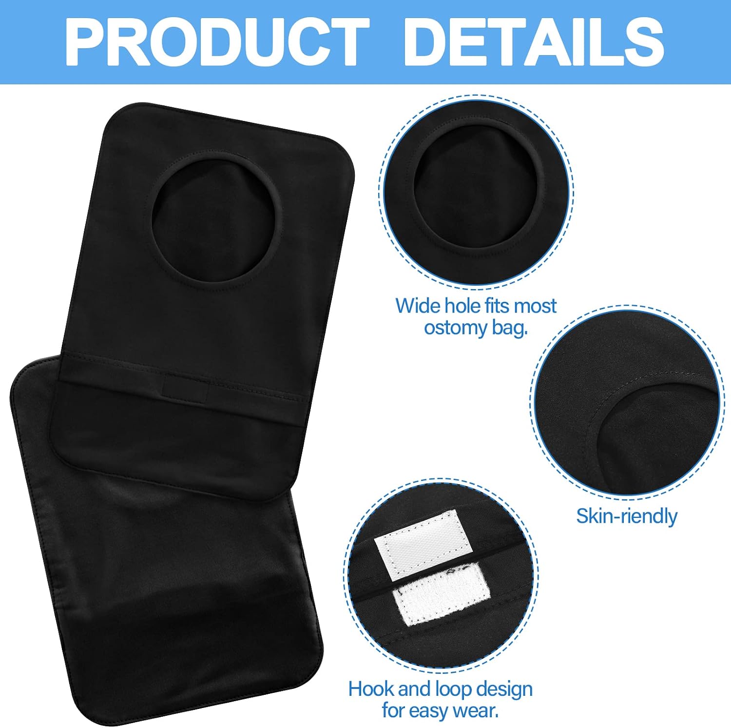 8 Pcs Ostomy Bag Cover Waterproof Colostomy Pouch Liner