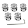 GT2 Timing Belt Pulley 20 Teeth, 5mm Bore, for 6mm Width Belt (5‑Pack)