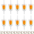 10Pcs 1/4 & 5/16 Inline Fuel Filter w/Magnet for Lawn Mower & Small Engine