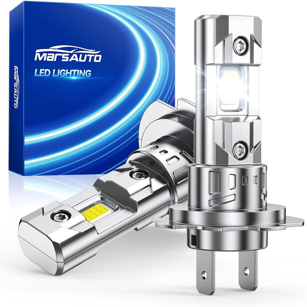 H7 Led Bulb - High-Performance Fog Light - 2 Bulbs | 1:1 Mini Size, 6500K Cool White, Plug and Play, IP68 Waterproof