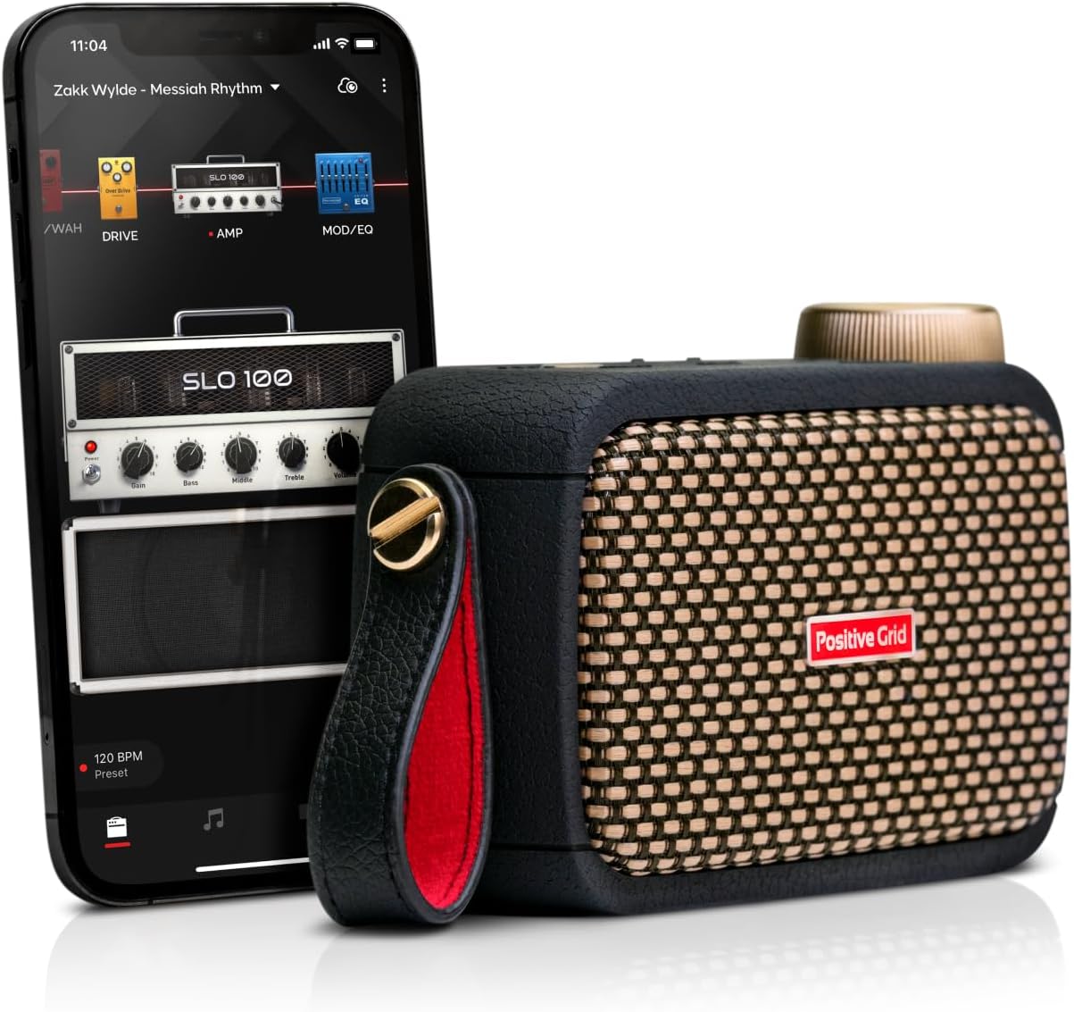 Spark GO 5W Ultra-Portable Smart Guitar Amp & Speaker | Ultra-portable amp & Bluetooth speaker in one. 33 amps, 43