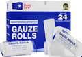 Gauze Rolls Pack of 24 – Premium Quality Lint and Latex-Free 4 inches x 4.1 Yards Conforming Stretch Bandages