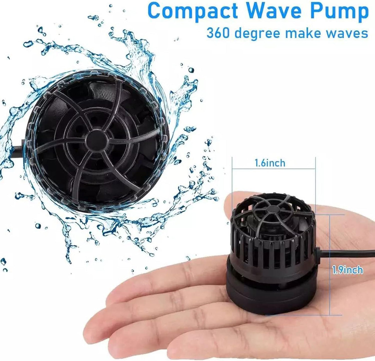 Mini Aquarium Pump Wave maker For Aquarium USB Power Connector 530GPH (2000L/H) Circulation Water Pump 5W DC 5V With