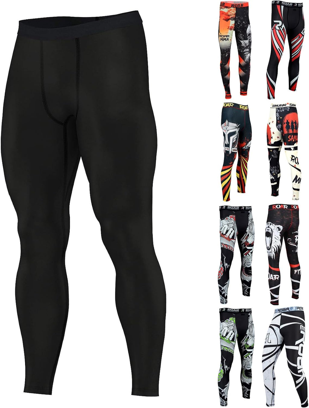 Compression Pants Men MMA Leggings No-Gi Grappling Spats BJJ Pants Compression Tights Jiu Jitsu Spats