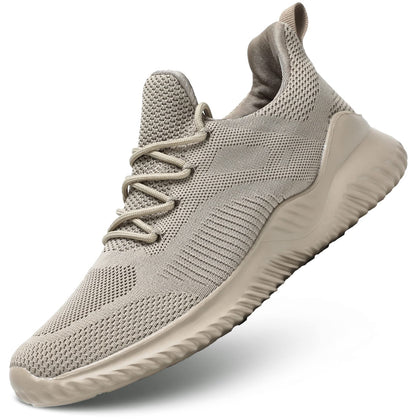 Men's Non Slip Running Shoes Ultra Light Breathable Casual Walking Shoes Fashion Sneakers Mesh Workout Sports Shoes