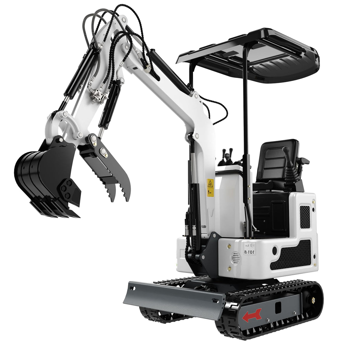 2650lb Mini Excavator with 13.5HP Gas Engine