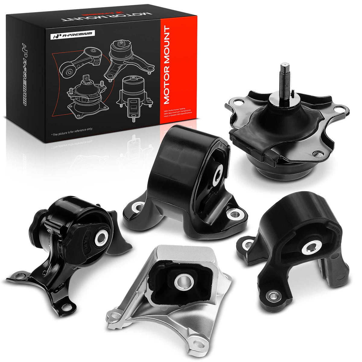A-Premium Engine Motor and Transmission Mount Kit, with Differential Mount