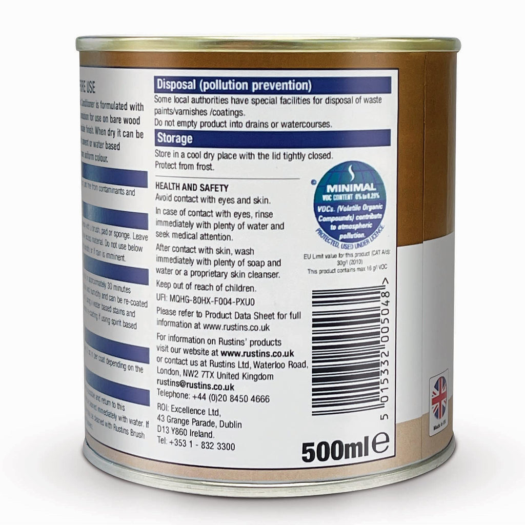 Quick Dry Pre-Stain Wood Conditioner 500ml