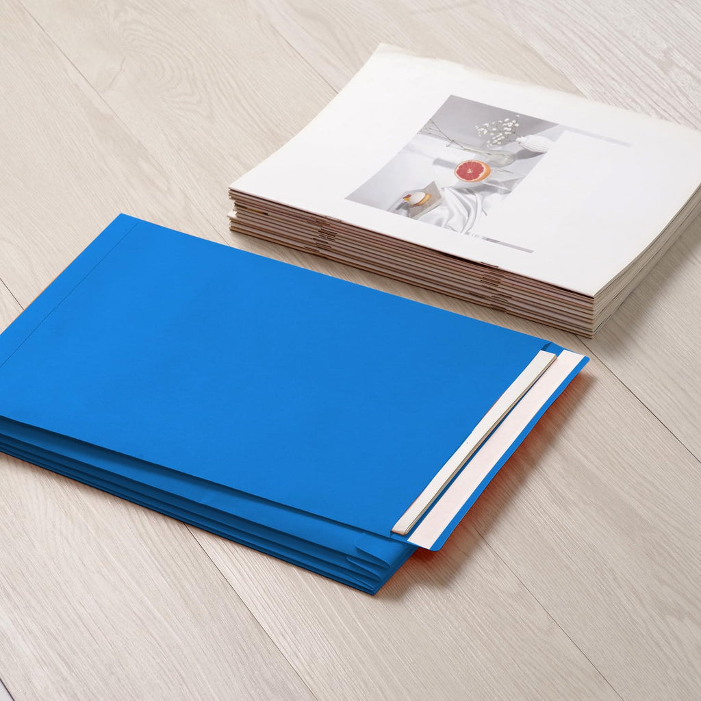 9" x 12.75" Dark Blue Self-Seal Catalog Envelopes
