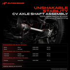 A-Premium Front Right Passenger Side CV Axle Shaft Assembly
