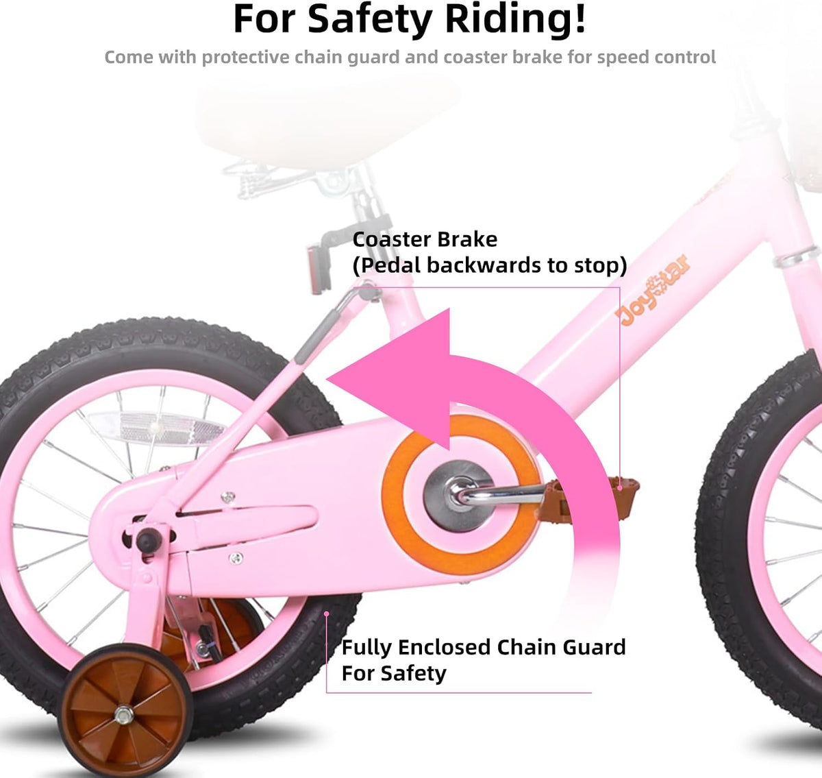 12-16" Vintage Kids Bike Ages 2-7Y, Training Wheels/Basket | Toddler Bike for Girls, 12/14/16" Sizes for Ages 2-7