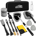 Windshield Cleaner Tool, 14Pcs Car Cleaning Kit - Car Interior Detailing Kit with Extendable Handle, Cleaning Gel &