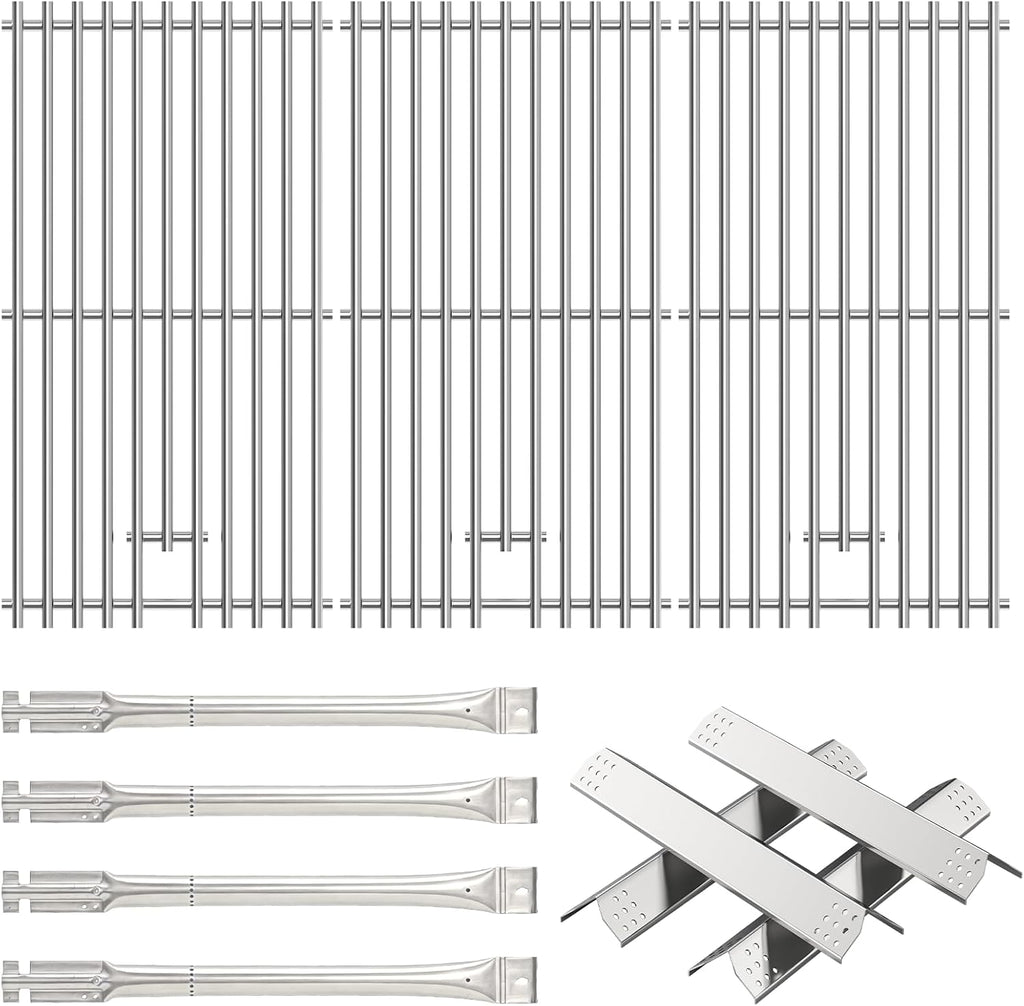 Grill Replacement Parts for KitchenAid 720-0954 720-0954A 720-0954CO 720-0954L 720-0733 720-0733A 720-0733D 730-0733, Stainless Steel Cooking Grates, Heat Plates, Burner Tubes for Nexgrill 720-0954