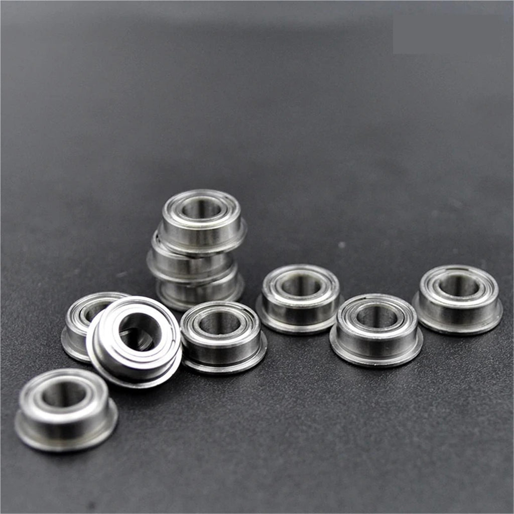 MF63 MF93 MF74 MF84 MF104 MF85 MF95 MF105ZZ MF115 MF106 ZZ Ball Flange Bearings 10Pcs(MF84 4x8x3mm)