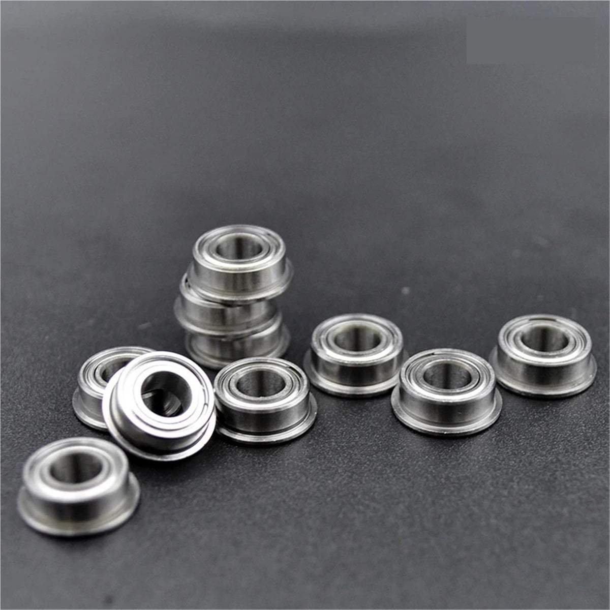 MF63 MF93 MF74 MF84 MF104 MF85 MF95 MF105ZZ MF115 MF106 ZZ Ball Flange Bearings 10Pcs(MF84 4x8x3mm)