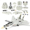 F-14 Tomcat 3D Quick Build Model Kit – Fighter Jet Aircraft Puzzle, Precision DIY Military Aircraft Building Kit for