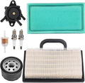 698754 Air Filter 492932 Oil Filter Fits for Briggs and Stratton 499486 499486S 695667, LA135 Tune Up Maintenance