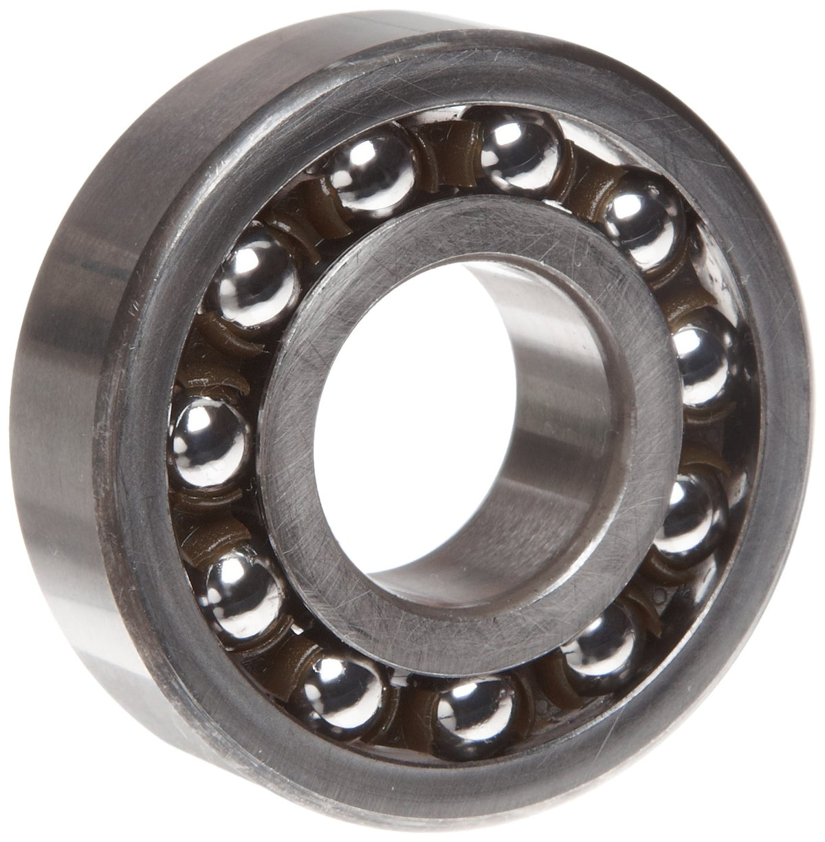SKF 2208 ETN9 Double Row Self-Aligning Bearing, ABEC 1 Precision, Open, Plastic Cage, Normal Clearance, Metric, 40mm Bore, 80mm OD, 23mm Width