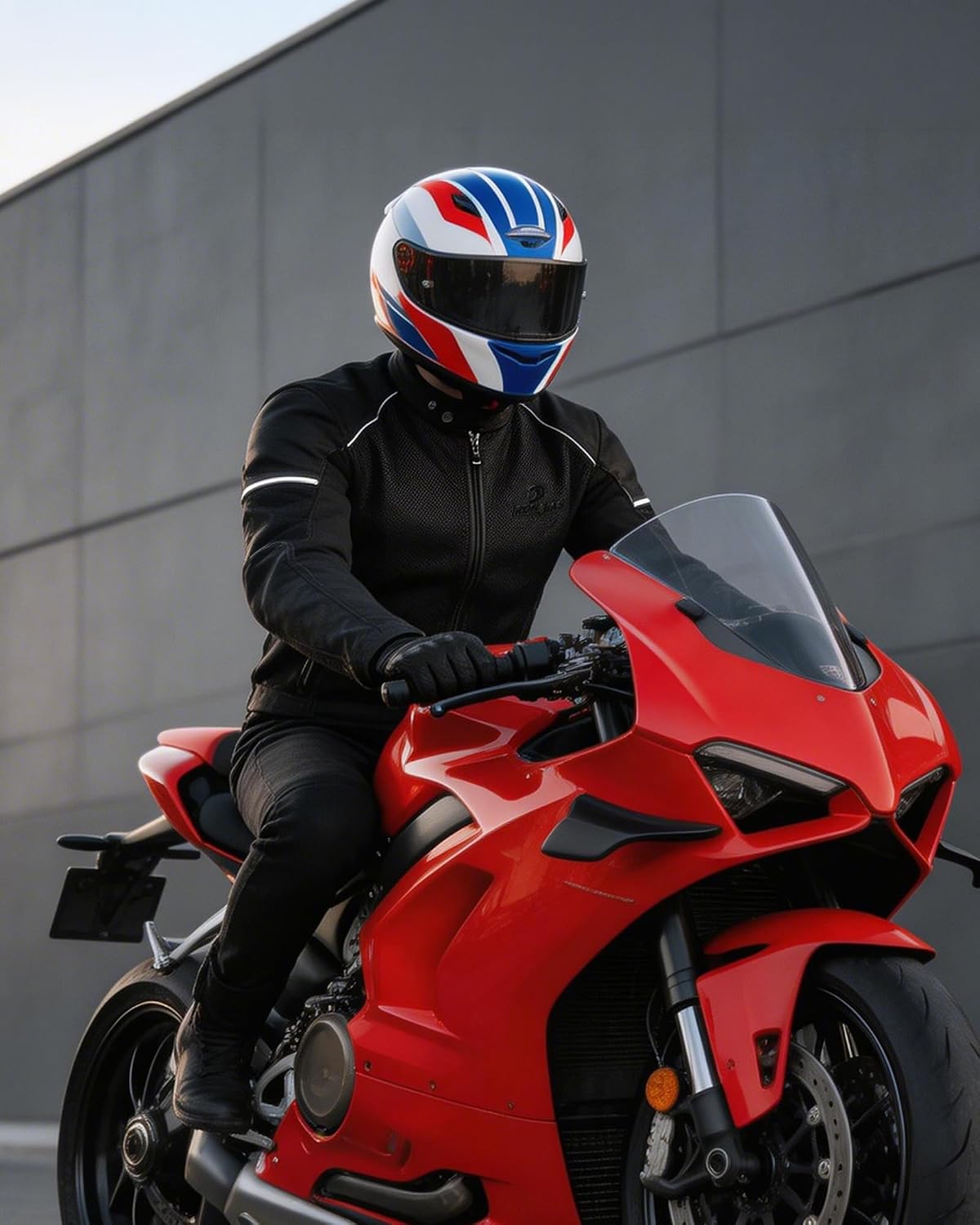 Summer Motorcycle Riding Jacket with CE Certified | Breathable Mesh, CE Level 2 Armor, EVA Back Protector, Adjustable