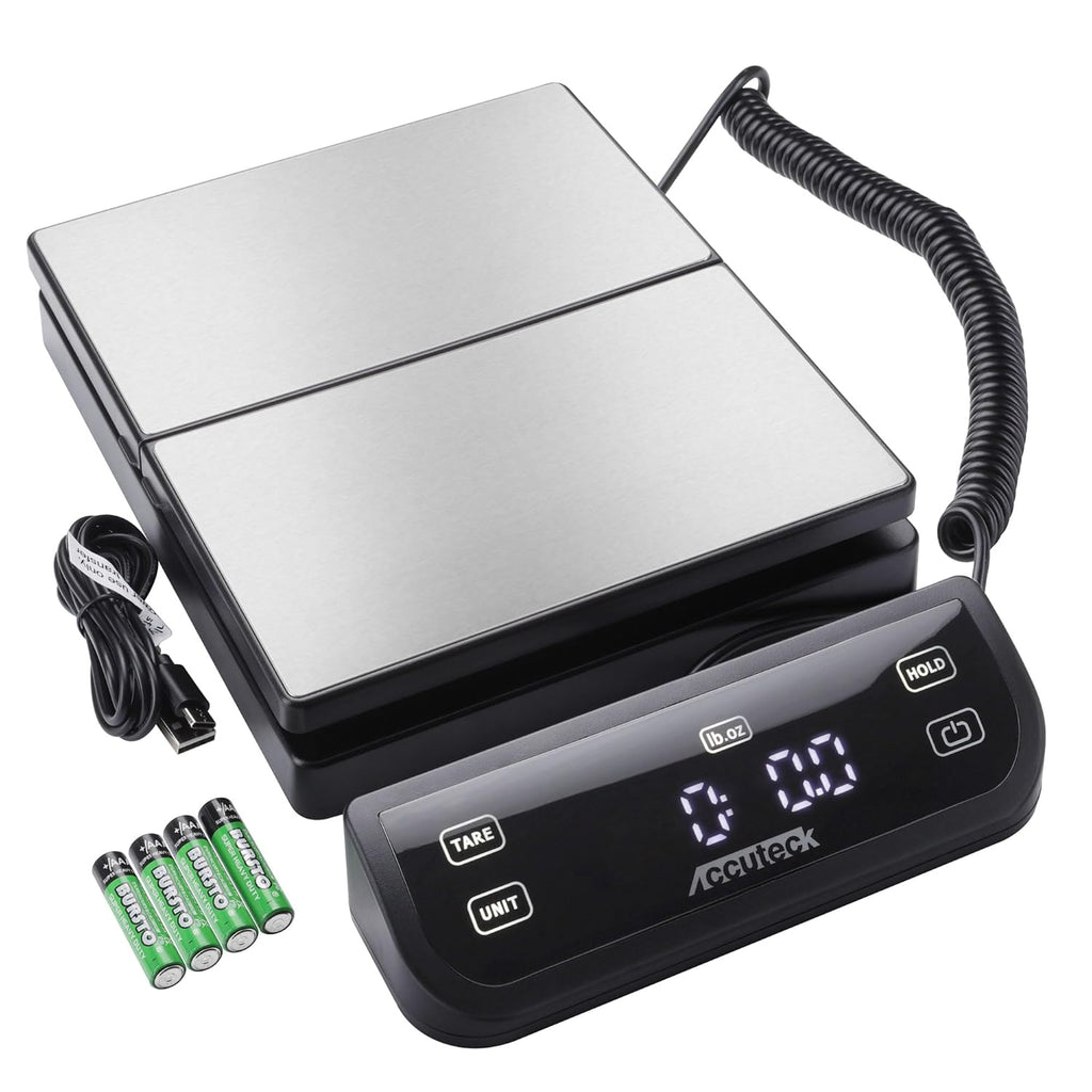 8880 High Accuracy Digital Shipping Scale and Postal Scale, 0.1oz Precision (Stainless Steel with Touch Screen, 150LB)