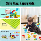 Dinosaur Marble Run, Building Blocks for Toddlers 3 4 5 6 7 8+