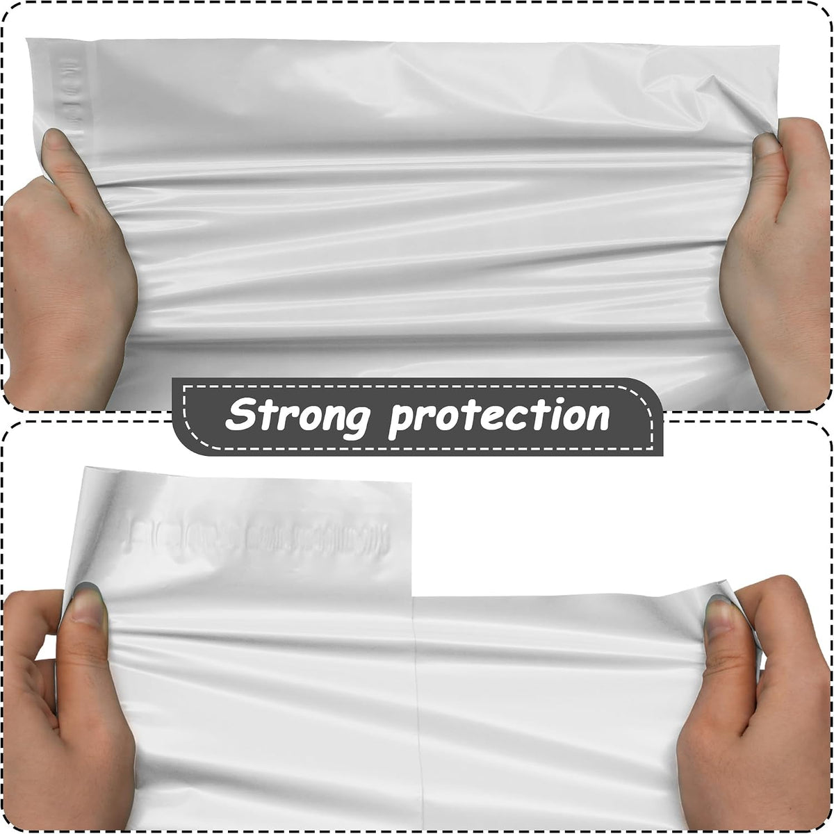 Poly Mailers 9x12 Inch, 100 Pcs Shipping Bags, White