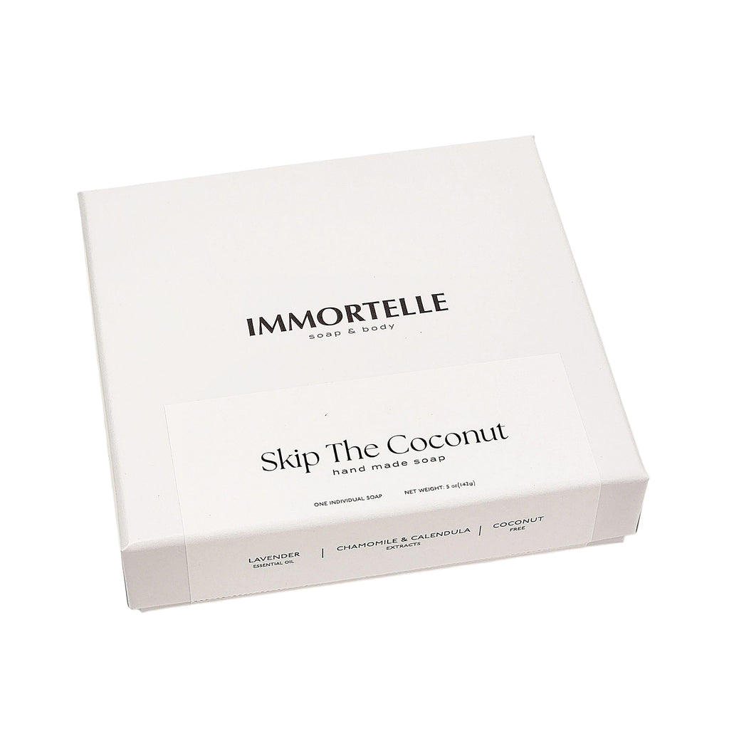 IMMORTELLE Skip The Coconut Soap – Sensitive Skin, 5 oz