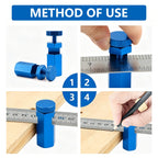 Tall Stair Gauges for Framing Square, Framing Jig for Speed Square, Blue