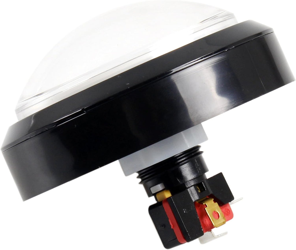 4 Inches Arcade Buttons 100mm Larger Big Dome Convex Type LED Lit Illuminated Push Button for Compatible Arcade