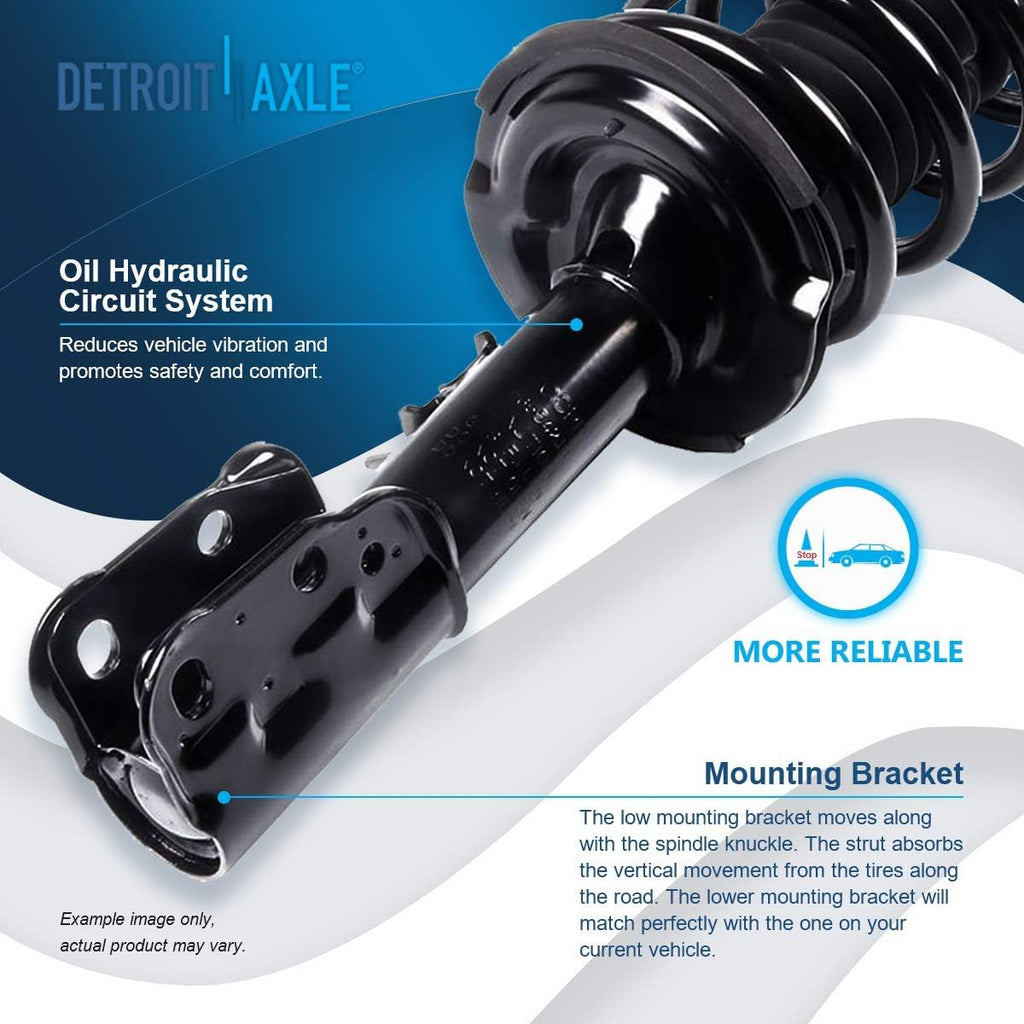 Detroit Axle - 4pc Struts Shocks for Chevy Equinox GMC Terrain Saturn Vue
