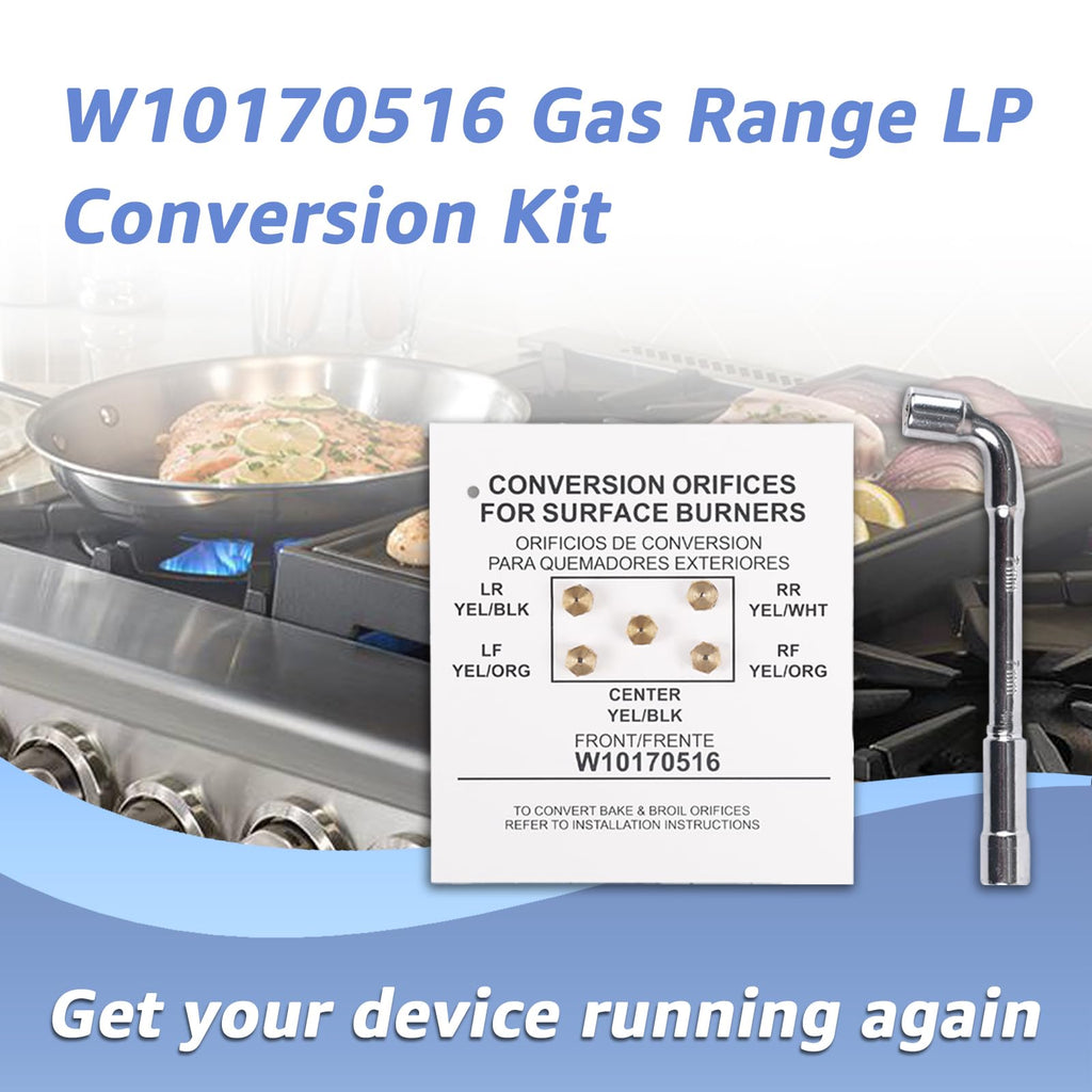 WPW10170516 LP Conversion Kit for Whirlpool Maytag KitchenAid Gas Stoves