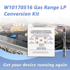 WPW10170516 LP Conversion Kit for Whirlpool Maytag KitchenAid Gas Stoves
