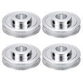 uxcell 4pcs GT-2 Pulley Synchronous Wheel 80 Teeth 16mm Bore, Fit with 6mm Width Belt, Aluminum Alloy Timing Pulley Wheel for 3D Printer, CNC Machine