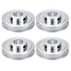 uxcell 4pcs GT-2 Pulley Synchronous Wheel 80 Teeth 16mm Bore, Fit with 6mm Width Belt, Aluminum Alloy Timing Pulley Wheel for 3D Printer, CNC Machine