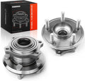 A-Premium 2 x Front Wheel Bearing and Hub Assembly with 5-Lug