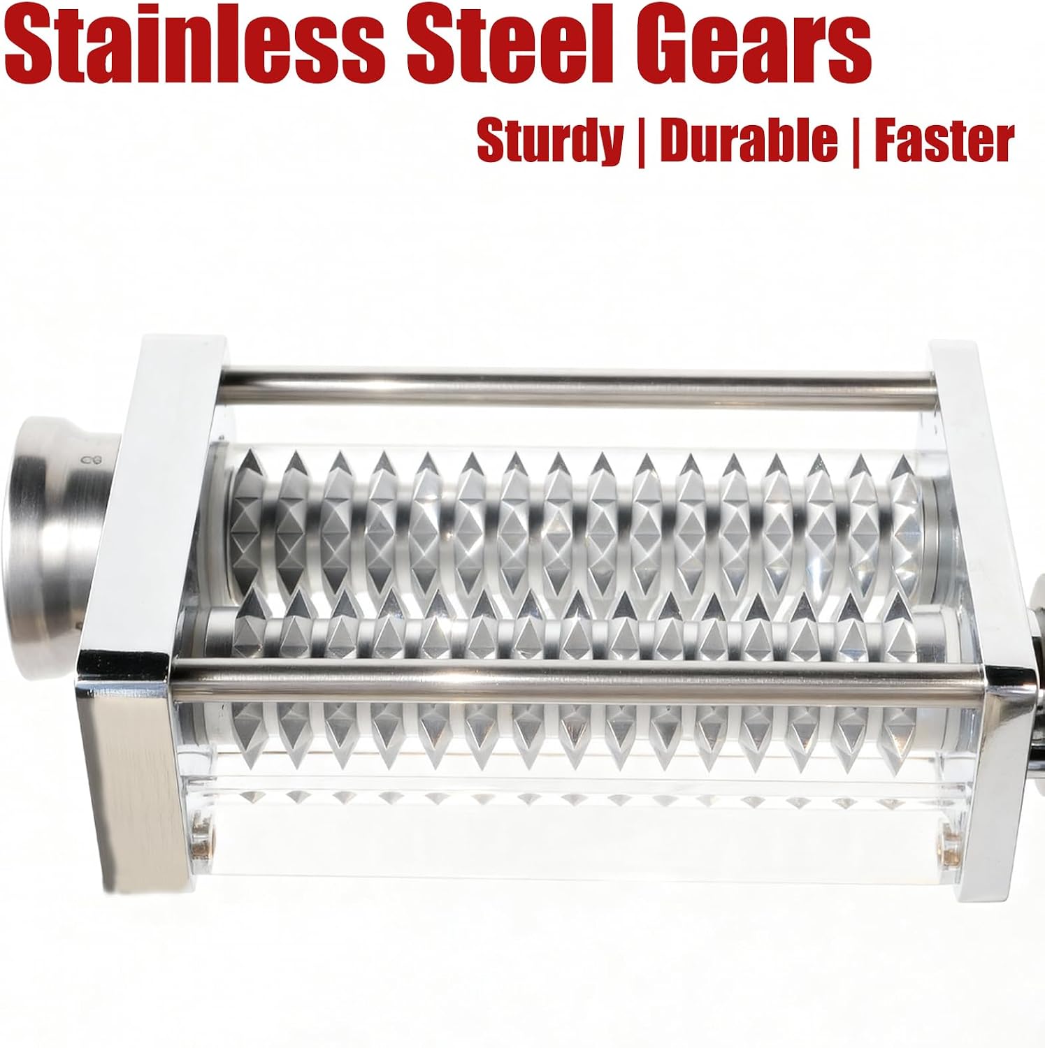 Stainless Steel 3 Adjust Meat Tenderizer Attachment for KitchenAid Mixer