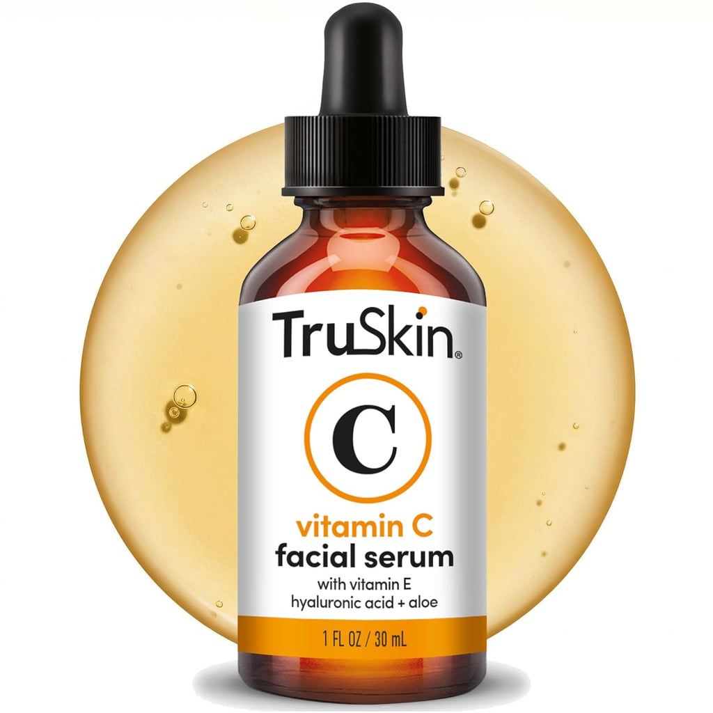 Brightening Vitamin C Serum for Face with Hyaluronic Acid, 1 fl oz | Anti aging face serum with Vitamin E to improve