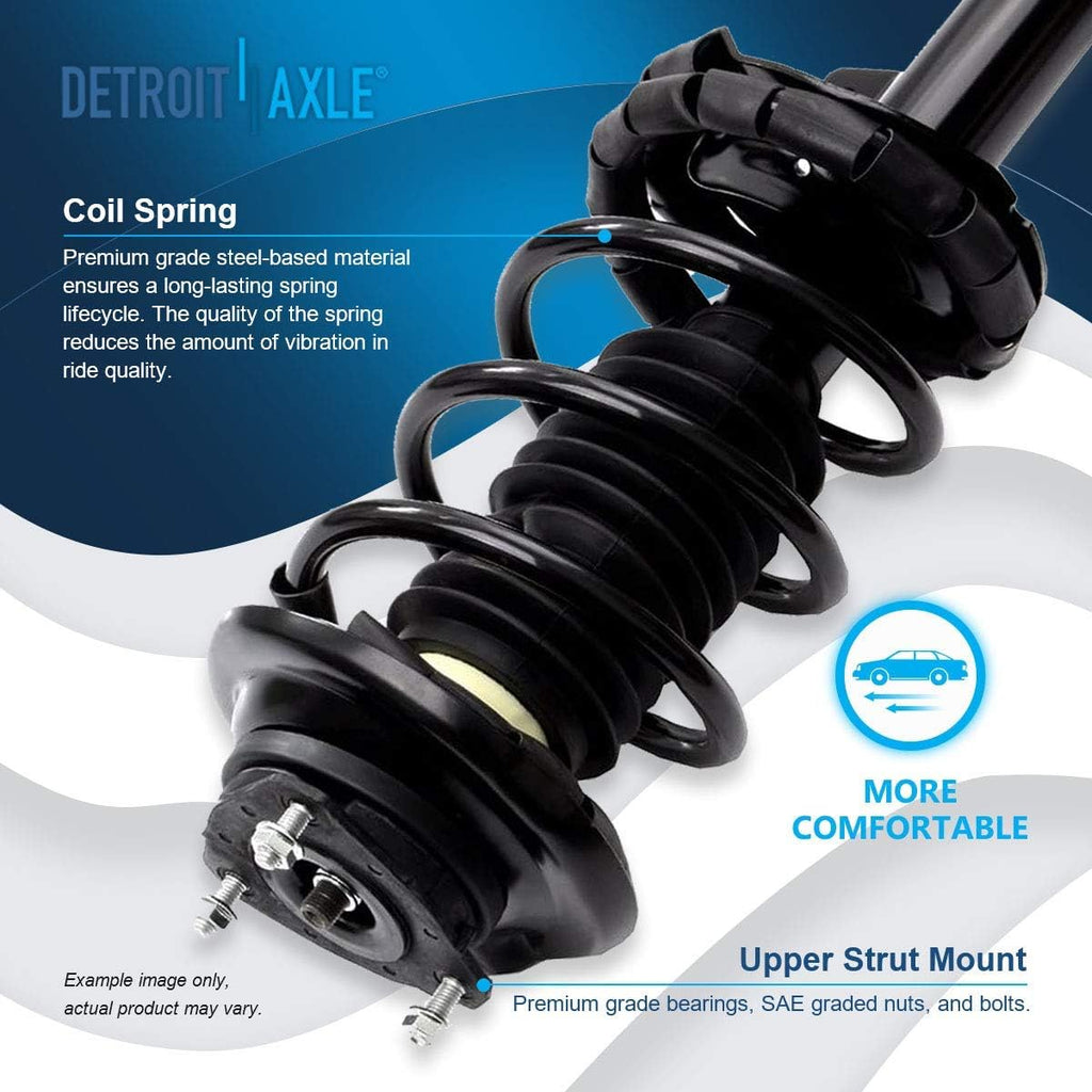 Detroit Axle - 8pc Struts Shock Absorbers Kit for 2001-2005 Ford Focus