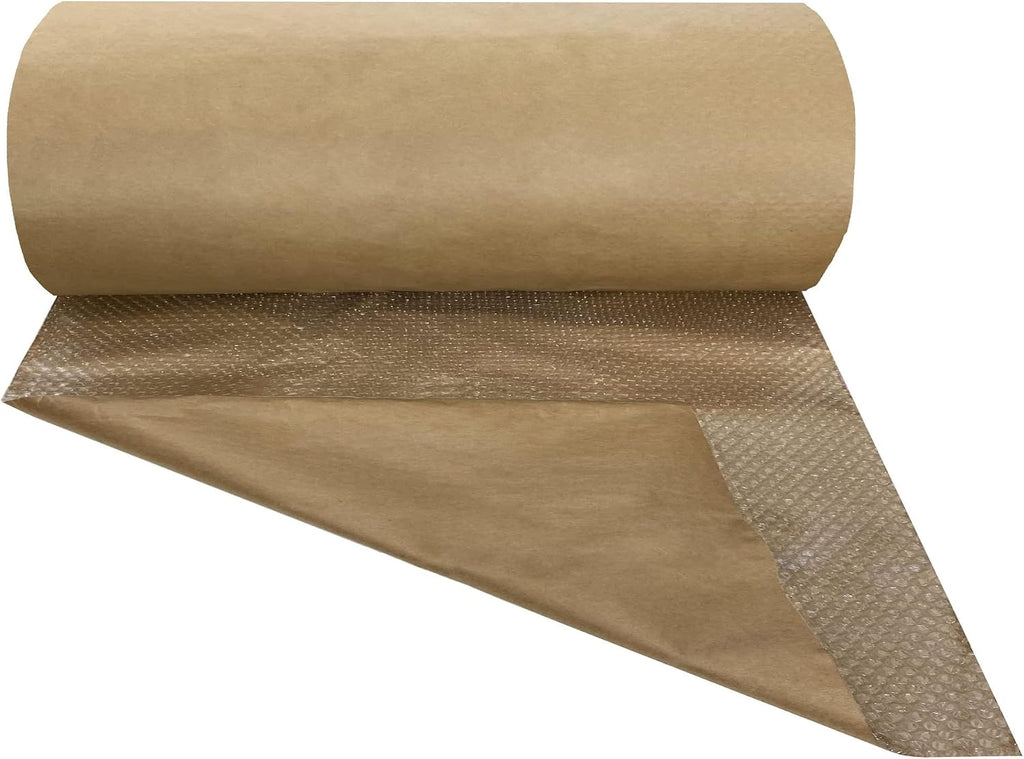 Kraft Backed Bubble Cushioning Wrap 48" x 125-Feet