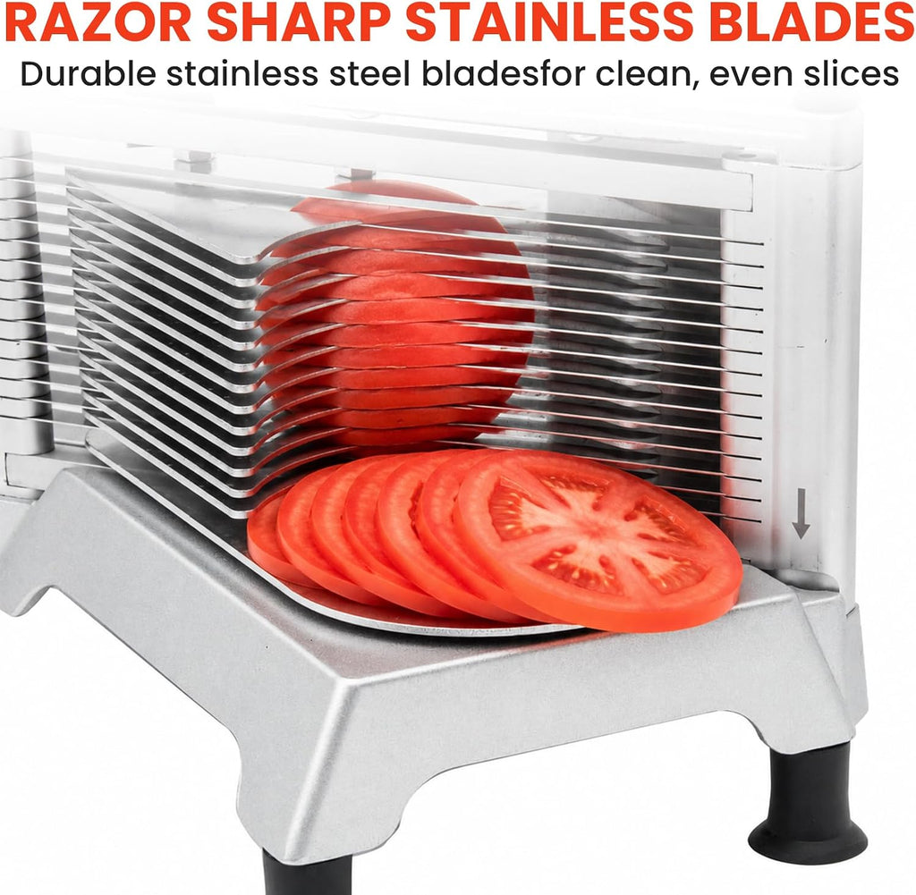 Commercial Tomato Slicer & Vegetable Chopper 3/16inch Food Slicer