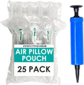 Inflatable Packing Air Pillows for Shipping, 25 Count