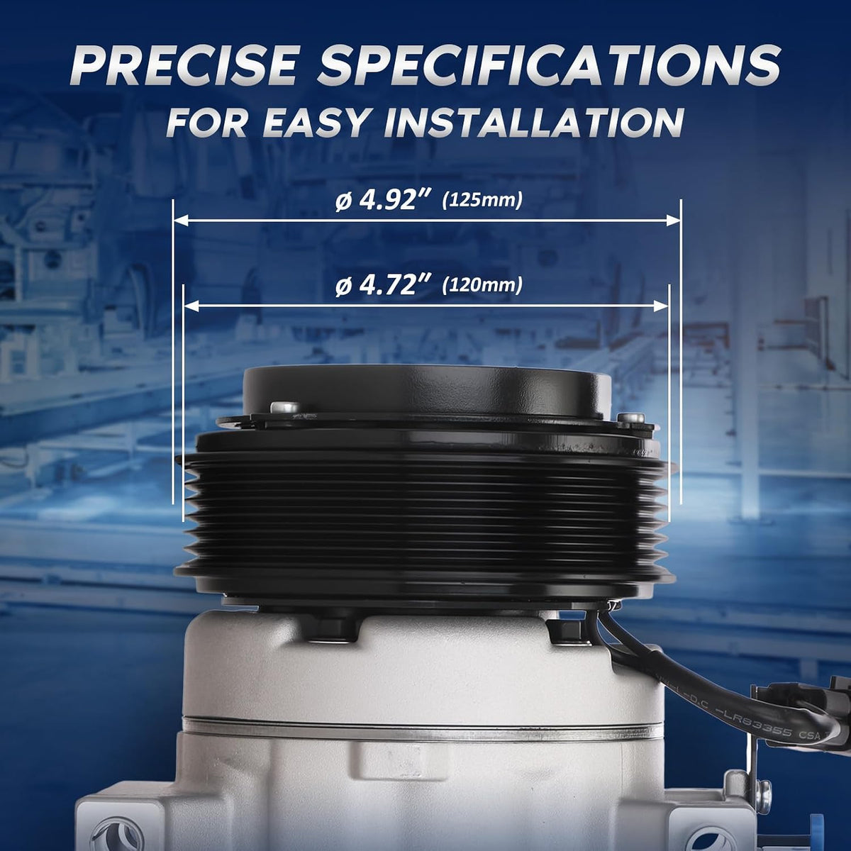 BDELI AC Compressor for Ford F-150 Expedition, Lincoln Navigator 2007-2014