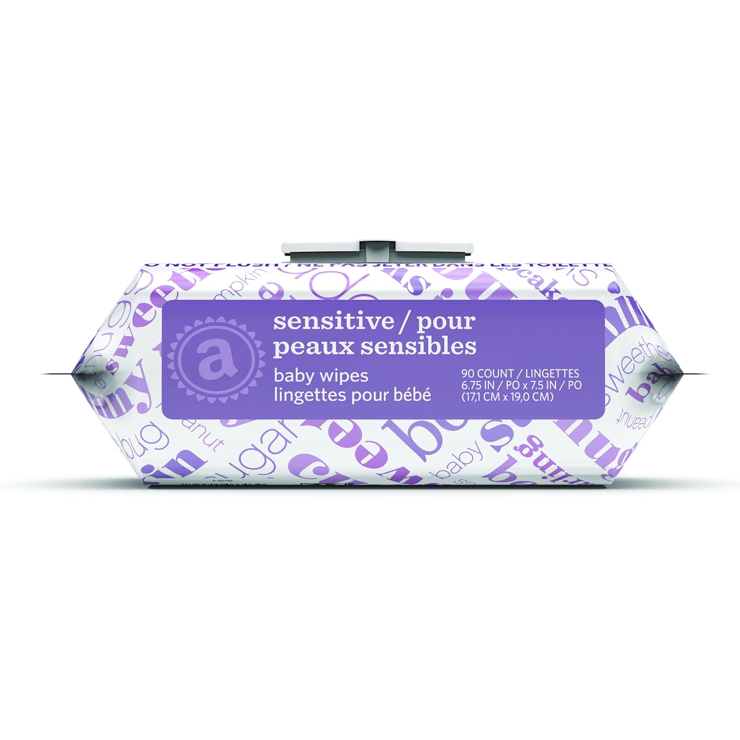 Baby Wipes, Sensitive, Unscented, Cleans Gently, 810 Count, Flip-Top Packs, Pack of 9