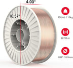 YESWELDER MIG Welding Wire, ER70S-6 Solid Carbon Steel