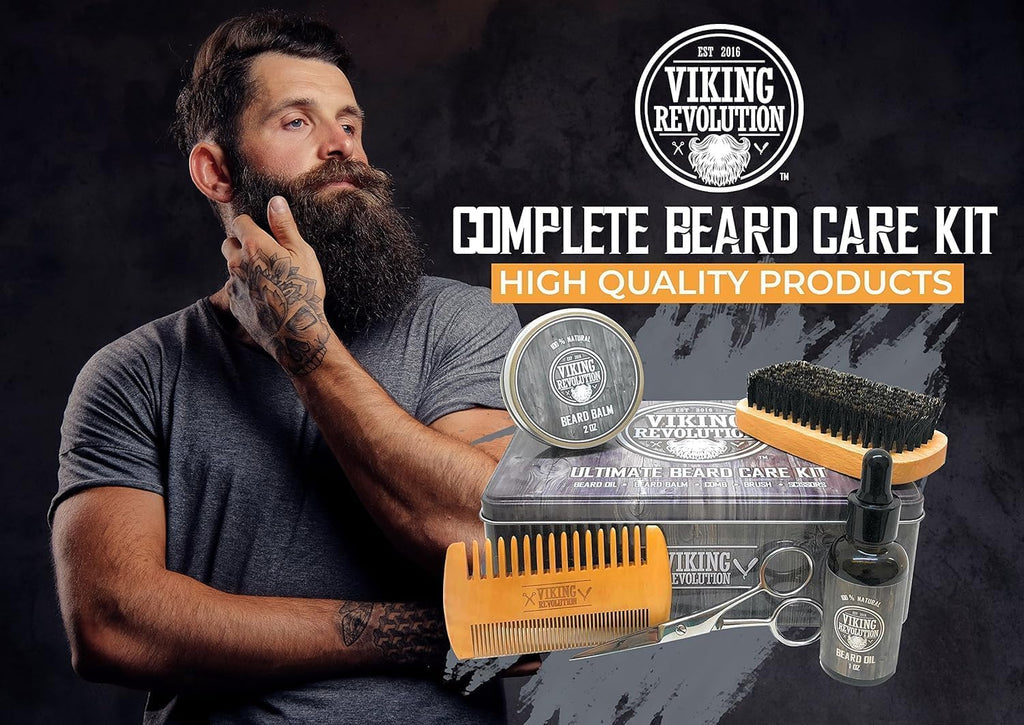 Ultimate Beard Kit - Classic, 5 Pcs with Metal Box