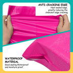 Poly Mailers 9x12 Inch, 100 Pack, Rose Red Shipping Bags, 2.4 Mil