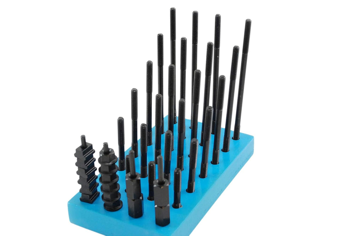 SHARS 5/8" T-Slot 1/2"-13 Stud 38 PCS T-NUT & Stud Set 202-4911 M[