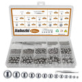 840 Pcs Stainless Steel Bearing Balls, 2/2.5/3/3.5/4/4.5/5/5.5/6/7/8/9/10mm